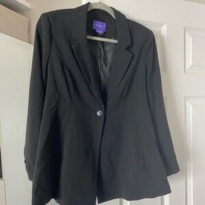 Seraphine black corporate blazer
